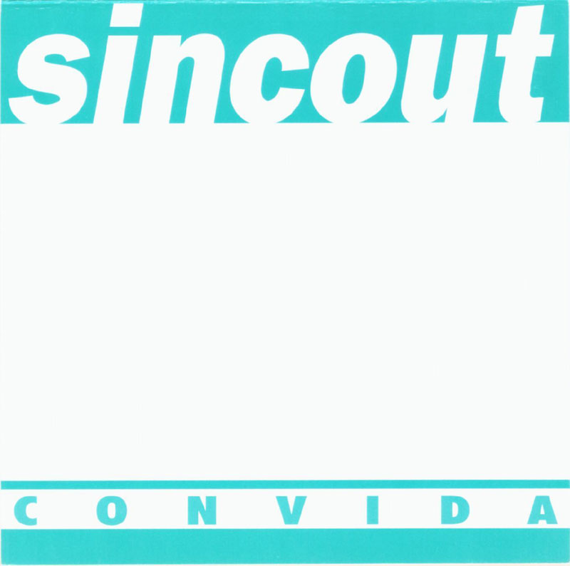Convite 20 anos Sincout - Frente